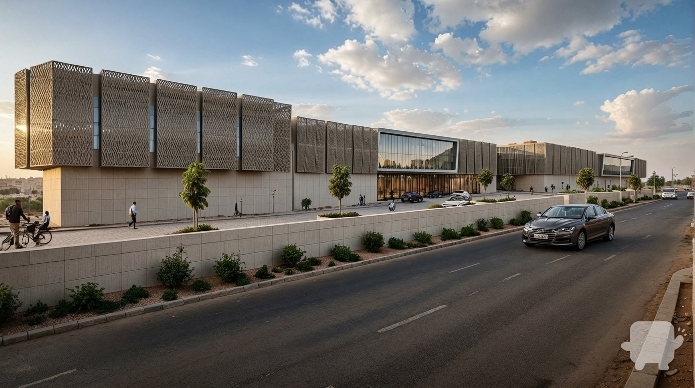 “Turn this architectural still image into a smooth cinematic animation. Keep the design, materials, colors, and proportions exactly the same. Add realistic daylight, subtle camera motion, natural shadows, and soft environmental effects. No distortion, no style change, no redesign — only a clean and realistic animation of the original image