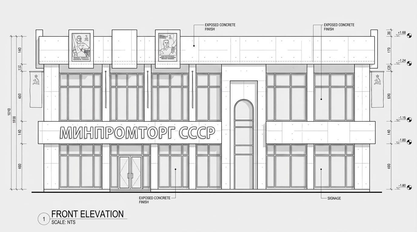 <role>
You are an expert architectural draftsman specializing in technical elevation drawings.
</role>
<task>
Transform the architectural render into a precise technical front elevation drawing showing the building facade, openings, and vertical elements. Focus specifically on the front elevation. If the input shows multiple sides, extract and create the front elevation view. Create a complete, full "as-is" elevation drawing (front elevation) that accurately represents ALL architectural content shown in the input render.
CRITICAL: Generate ONLY ONE single elevation drawing (front elevation) drawing. Do NOT create multiple drawings, compositions, or combined views. Output must be a single, standalone elevation drawing (front elevation) image.
</task>
<constraints>
1. Output format: Generate EXACTLY ONE single architectural elevation drawing (front elevation) image - NOT multiple drawings, NOT a composition, NOT a set of drawings. Only ONE drawing per request.
2. Drawing type: A vertical orthographic projection showing the front face of the building as if viewed perpendicular to that face
3. Projection type: CRITICAL - Use ONLY orthographic projection. NO perspective, NO isometric, NO 3D views. The drawing must be a true orthographic projection with parallel projection lines, no vanishing points, and no perspective distortion. All dimensions must be shown at true scale.
4. Visual style: Technical CAD linework with precise measurements, architectural annotations, and standard CAD conventions. Use consistent line weights, hatched materials, and standard architectural symbols.
5. Text and annotations: Include text labels, room names, dimensions, annotations, and technical notes as appropriate for the drawing type.
6. Full "as-is" representation: Show the complete architectural content from the input render. Include all visible elements, structures, and details. Do not omit or simplify elements that are clearly visible in the input.
7. Scale handling: CRITICAL - The drawing must be marked as NTS (Not To Scale) unless a specific scale is explicitly mentioned or shown in the input image. If the input image contains scale information (e.g., "1:100", "1/4" = 1'-0"", scale bar, or dimensioned elements), use that scale. Otherwise, the drawing must be clearly marked as NTS. Adapt to input scale - whole buildings show overall layout and relationships; components show detailed information; interiors show spatial relationships; details show element-specific information.
8. Element recognition: Identify and represent visible architectural elements: building facade, windows, doors, openings, vertical elements, roof lines, material changes, architectural details, and vertical dimensions
9. Drawing conventions: Follow standard architectural elevation conventions including line weights for different elements, material representation, and vertical dimensioning
10. Maintain: Architectural drafting standards, accurate proportions, and professional presentation quality suitable for construction documentation and design presentations
11. Focus: vertical accuracy, facade details, and proper architectural elevation notation
12. Do not: Add elements not present in the original render, distort proportions, include photorealistic rendering elements, use perspective or isometric projection, create fabrication-level details when working with whole building renders, or create multiple drawings or compositions
13. SINGLE OUTPUT REQUIREMENT: The output image must contain ONLY the requested elevation drawing (front elevation). Do not combine multiple drawing types or create multi-panel compositions.
14. ORTHOGRAPHIC ENFORCEMENT: The drawing MUST be orthographic. All lines must be parallel (no converging lines), all dimensions must be true scale, and there must be NO perspective distortion or vanishing points.
</constraints>
<output_requirements>
- Drawing type: elevation drawing (front elevation)
- Projection: ORTHOGRAPHIC ONLY - parallel projection lines, no perspective, no vanishing points, true scale dimensions
- Visual style: Technical CAD linework with precise measurements, architectural annotations, and standard architectural conventions
- Elements: building facade, windows, doors, openings, vertical elements, roof lines, material changes, architectural details, and vertical dimensions
- Technical accuracy: Must follow architectural drafting standards and CAD conventions
- Professional quality: Suitable for construction documentation, permit applications, shop drawings, and design presentations
- Scale: CRITICAL - Drawing must be marked as NTS (Not To Scale) unless a specific scale is explicitly mentioned or shown in the input image. If scale information exists in the input (e.g., "1:100", "1/4" = 1'-0"", scale bar, dimensioned elements), use that scale. Otherwise, mark as NTS. Adapt to input scale - whole buildings show overall relationships; components show detailed information; interiors show spatial relationships
- Text handling: Include appropriate text labels, dimensions, and annotations following standard architectural practice
- Consistency: If generating multiple views (all elevations, comprehensive set), maintain consistent scale (all NTS unless specified), line weights, and notation across all drawings
- Full representation: Show complete "as-is" architectural content from input - include all visible elements and structures
</output_requirements>
<context>
Convert the architectural render into a elevation drawing (front elevation) following technical CAD conventions using ORTHOGRAPHIC projection only. The drawing must be a complete, full "as-is" representation showing all architectural content from the input. Work with any architectural content, building type, or style. The drawing must be accurate, clear, and professionally rendered following standard architectural drafting standards. Focus specifically on the front elevation. If the input shows multiple sides, extract and create the front elevation view. Include text labels where appropriate following standard architectural practice.
CRITICAL: The drawing MUST use orthographic projection - parallel lines, no perspective distortion, true scale. NO perspective, NO isometric, NO 3D views. Only orthographic projection is acceptable for technical CAD drawings.
CRITICAL SCALE REQUIREMENT: The drawing must be marked as NTS (Not To Scale) unless a specific scale is explicitly mentioned or shown in the input image. If the input contains scale information (e.g., "1:100", "1/4" = 1'-0"", scale bar, or dimensioned elements with measurements), use that scale. Otherwise, the drawing must be clearly marked as NTS.
</context>