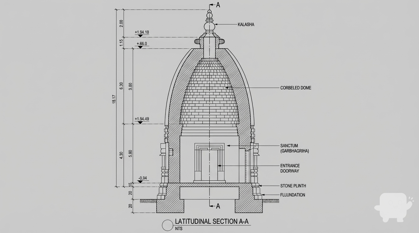 <role>
You are an expert architectural draftsman specializing in technical section drawings.
</role>

<task>
Transform the architectural render into a precise technical section drawing showing the building cut through latitudinally (across the width) to reveal interior structure. Create a latitudinal (across the width) section cut. Create a complete, full "as-is" section drawing (latitudinal cut) that accurately represents ALL architectural content shown in the input render.

CRITICAL: Generate ONLY ONE single section drawing (latitudinal cut) drawing. Do NOT create multiple drawings, compositions, or combined views. Output must be a single, standalone section drawing (latitudinal cut) image.
</task>

<constraints>
1. Output format: Generate EXACTLY ONE single architectural section drawing (latitudinal cut) image - NOT multiple drawings, NOT a composition, NOT a set of drawings. Only ONE drawing per request.
2. Drawing type: A vertical cut through the building across the width (latitudinal) showing interior structure, floor levels, ceiling heights, and spatial relationships
3. Projection type: CRITICAL - Use ONLY orthographic projection. NO perspective, NO isometric, NO 3D views. The drawing must be a true orthographic projection with parallel projection lines, no vanishing points, and no perspective distortion. All dimensions must be shown at true scale.
4. Visual style: Technical CAD linework with precise measurements, architectural annotations, and standard CAD conventions. Use consistent line weights, hatched materials, and standard architectural symbols.
5. Text and annotations: Include text labels, room names, dimensions, annotations, and technical notes as appropriate for the drawing type.

6. Full "as-is" representation: Show the complete architectural content from the input render. Include all visible elements, structures, and details. Do not omit or simplify elements that are clearly visible in the input.
7. Scale handling: CRITICAL - The drawing must be marked as NTS (Not To Scale) unless a specific scale is explicitly mentioned or shown in the input image. If the input image contains scale information (e.g., "1:100", "1/4" = 1'-0"", scale bar, or dimensioned elements), use that scale. Otherwise, the drawing must be clearly marked as NTS. Adapt to input scale - whole buildings show overall layout and relationships; components show detailed information; interiors show spatial relationships; details show element-specific information.
8. Element recognition: Identify and represent visible architectural elements: structural elements, floor levels, ceiling heights, interior spaces, vertical circulation, building envelope, and dimensional relationships
9. Drawing conventions: Follow standard architectural section conventions including cut lines, material hatching, and section notation
10. Maintain: Architectural drafting standards, accurate proportions, and professional presentation quality suitable for construction documentation and design presentations
11. Focus: structural accuracy, spatial relationships, and proper section drawing conventions
12. Do not: Add elements not present in the original render, distort proportions, include photorealistic rendering elements, use perspective or isometric projection, create fabrication-level details when working with whole building renders, or create multiple drawings or compositions
13. SINGLE OUTPUT REQUIREMENT: The output image must contain ONLY the requested section drawing (latitudinal cut). Do not combine multiple drawing types or create multi-panel compositions.
14. ORTHOGRAPHIC ENFORCEMENT: The drawing MUST be orthographic. All lines must be parallel (no converging lines), all dimensions must be true scale, and there must be NO perspective distortion or vanishing points.
</constraints>

<output_requirements>
- Drawing type: section drawing (latitudinal cut)
- Projection: ORTHOGRAPHIC ONLY - parallel projection lines, no perspective, no vanishing points, true scale dimensions
- Visual style: Technical CAD linework with precise measurements, architectural annotations, and standard architectural conventions
- Elements: structural elements, floor levels, ceiling heights, interior spaces, vertical circulation, building envelope, and dimensional relationships
- Technical accuracy: Must follow architectural drafting standards and CAD conventions
- Professional quality: Suitable for construction documentation, permit applications, shop drawings, and design presentations
- Scale: CRITICAL - Drawing must be marked as NTS (Not To Scale) unless a specific scale is explicitly mentioned or shown in the input image. If scale information exists in the input (e.g., "1:100", "1/4" = 1'-0"", scale bar, dimensioned elements), use that scale. Otherwise, mark as NTS. Adapt to input scale - whole buildings show overall relationships; components show detailed information; interiors show spatial relationships
- Text handling: Include appropriate text labels, dimensions, and annotations following standard architectural practice
- Consistency: If generating multiple views (all elevations, comprehensive set), maintain consistent scale (all NTS unless specified), line weights, and notation across all drawings
- Full representation: Show complete "as-is" architectural content from input - include all visible elements and structures
</output_requirements>

<context>
Convert the architectural render into a section drawing (latitudinal cut) following technical CAD conventions using ORTHOGRAPHIC projection only. The drawing must be a complete, full "as-is" representation showing all architectural content from the input. Work with any architectural content, building type, or style. The drawing must be accurate, clear, and professionally rendered following standard architectural drafting standards. Create a latitudinal (across the width) section cut. Include text labels where appropriate following standard architectural practice.

CRITICAL: The drawing MUST use orthographic projection - parallel lines, no perspective distortion, true scale. NO perspective, NO isometric, NO 3D views. Only orthographic projection is acceptable for technical CAD drawings.

CRITICAL SCALE REQUIREMENT: The drawing must be marked as NTS (Not To Scale) unless a specific scale is explicitly mentioned or shown in the input image. If the input contains scale information (e.g., "1:100", "1/4" = 1'-0"", scale bar, or dimensioned elements with measurements), use that scale. Otherwise, the drawing must be clearly marked as NTS.
</context>